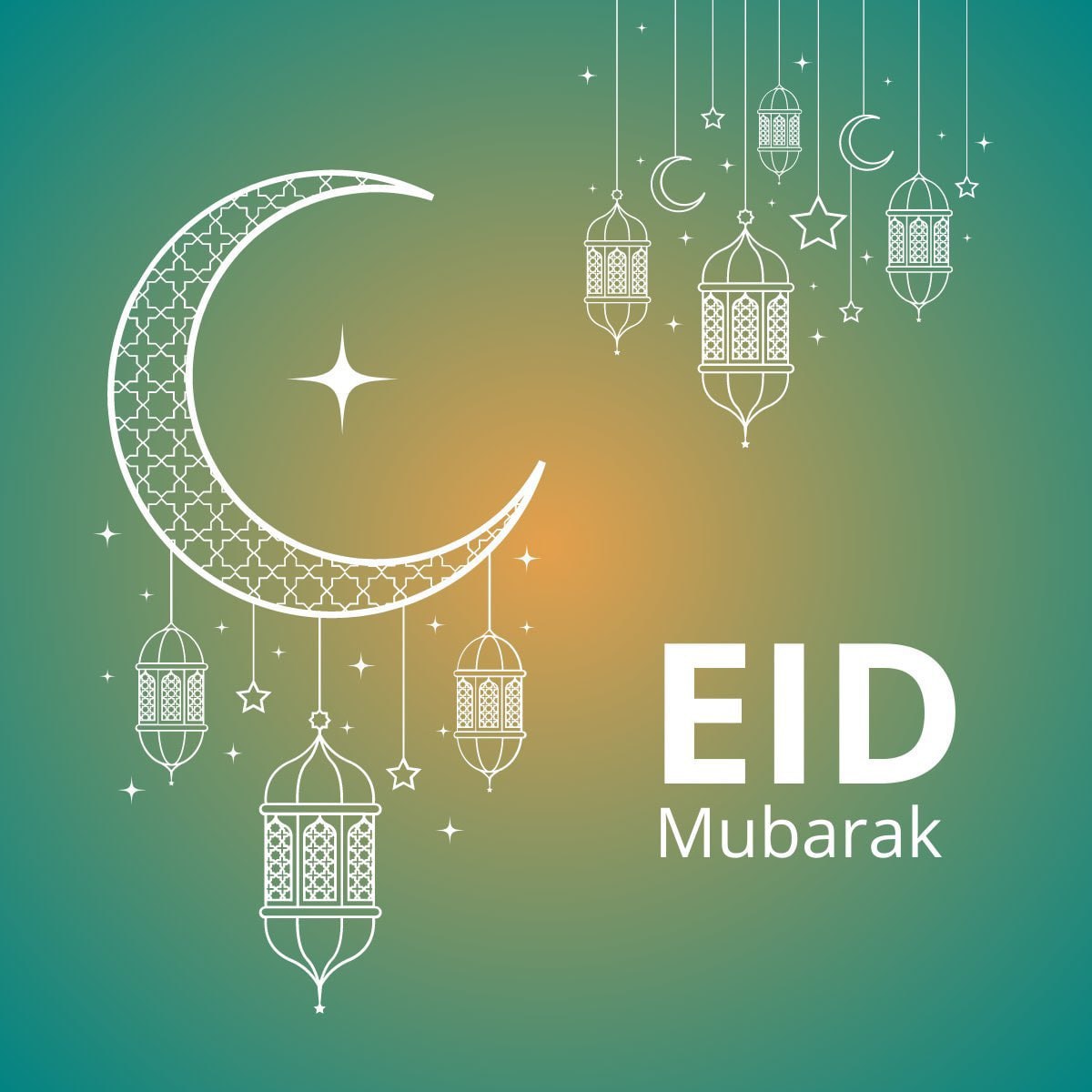 Eid Mubarak! May Allah bless you❤️