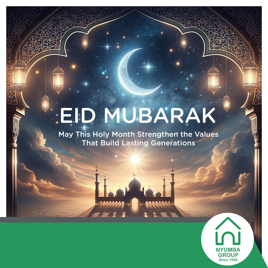 NyumbaGroup's tweet image. Eid is a time to reflect on strong foundations—both in our homes and in the relationships we cherish.
At Nyumba Group, we remain committed to building a better future, one that stands strong for generations.
From our family to yours, #EidMubarak!
#BuildForGenerations #NyumbaGroup