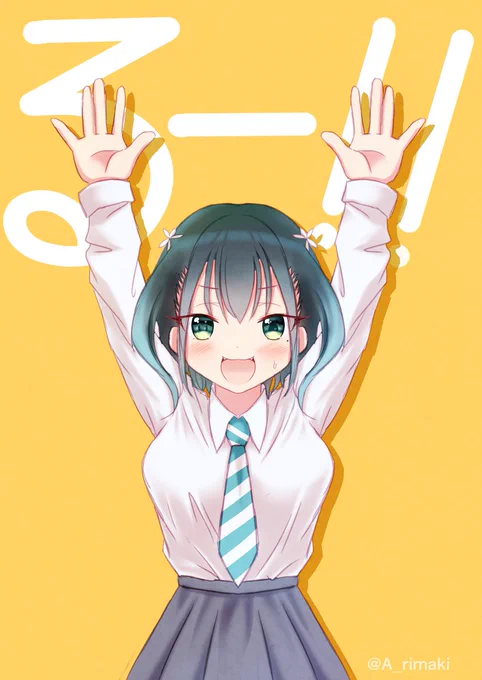 本日誕生日!!「ばっどがーる」より しじみ先輩こと るー先輩こと 瑠璃葉るらさん描きましたー!!#瑠璃葉るら生誕祭2025 #瑠璃葉るら生誕祭#ばっどがーる #badgirl 