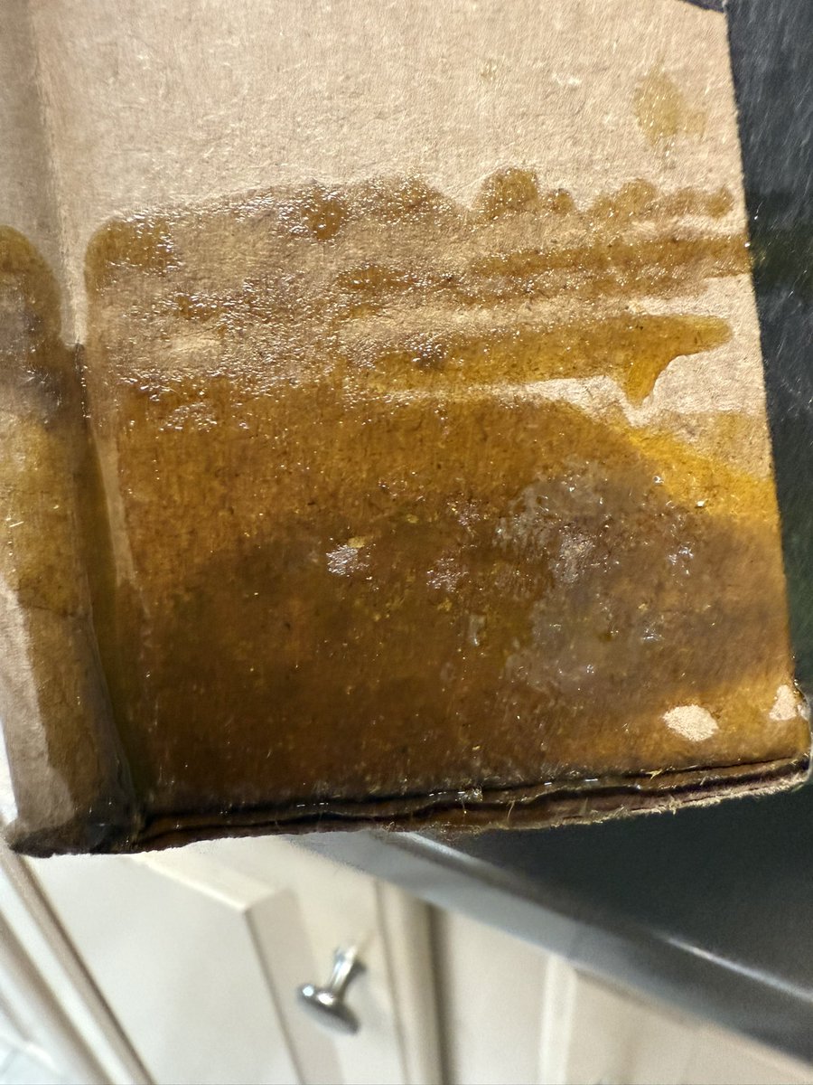 Thanks <a href="/amazon/">Amazon</a>    

I ordered non-sticky items and received this mess! Something on the truck leaked and no one noticed.  
#EpicFail