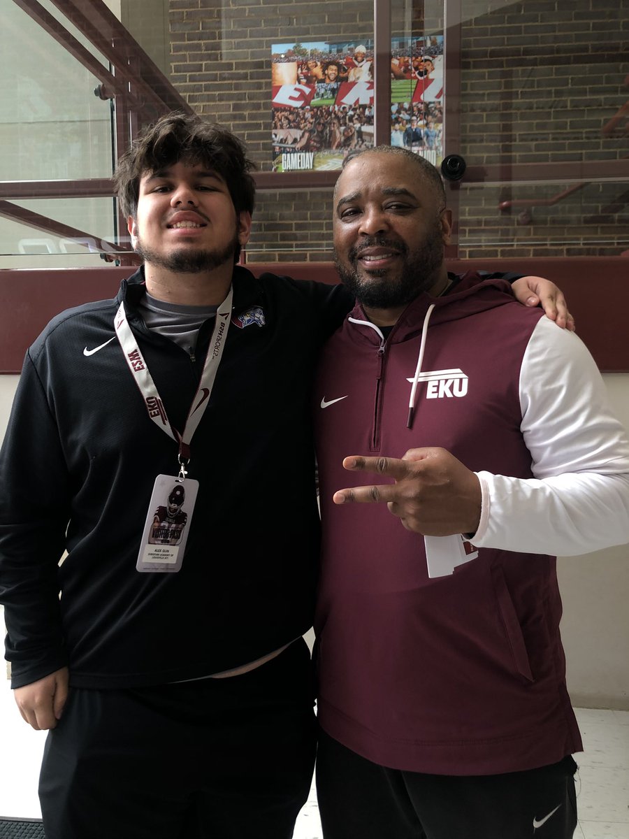 AlexGlinLS's tweet image. Had a great time at @EKUFootball yesterday! Thank you to @CoachWatson9, @CoachDerekDay and the rest of the EKU staff for the hospitality!
@centurions_fb