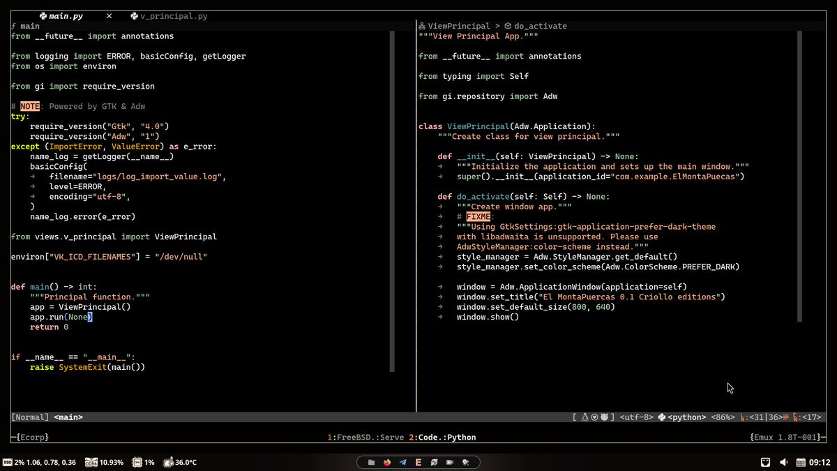 Glo_Musketeer's tweet image. creating a graphical interface in gtk 4.0 with libadwaita for the arithmetic operations activity :)

#GTK #libadwaita #Python