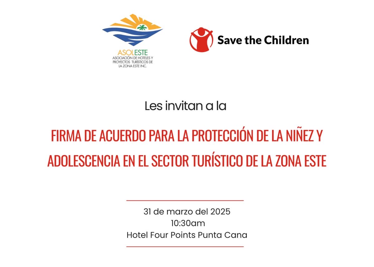 Mientras unos Destruyen otros Construyen. Solo con acciones concretas tendremos resultados positivos. @savechildrenrd ⁦<a href="/ASOLESTE/">ASOLESTE</a>⁩