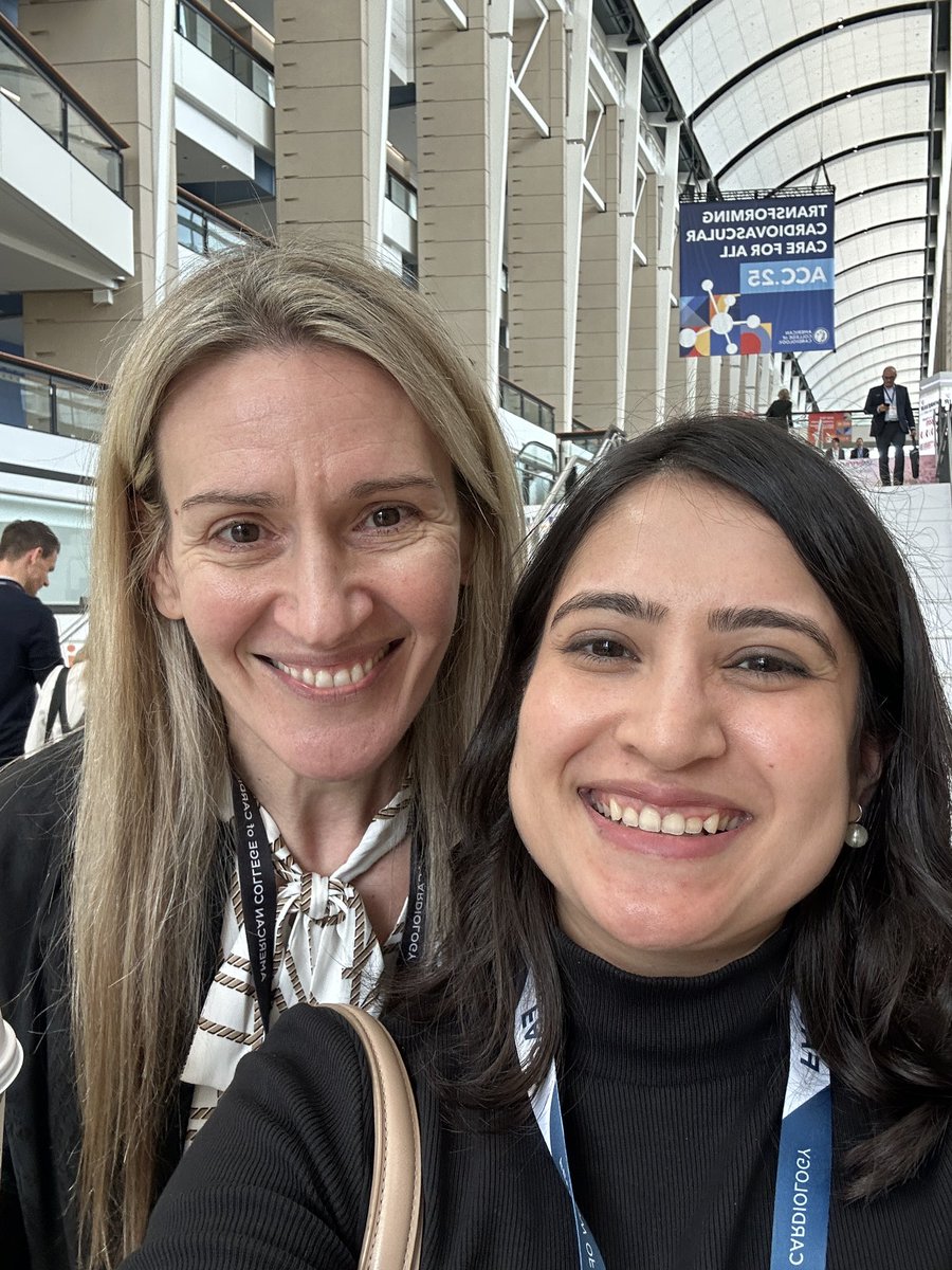 Kriti Kalra, MD, FACC (@kritikalra092) on Twitter photo Love that #ACC25 gives you time to reconnect with people you genuinely admire. Great catching up with you <a href="/AnaBaracCardio/">Ana Barac, MD, PhD, FACC, FAHA</a> !
<a href="/WomenAs1/">Women As One</a> #ACCWIC Love that #ACC25 gives you time to reconnect with people you genuinely admire. Great catching up with you <a href="/AnaBaracCardio/">Ana Barac, MD, PhD, FACC, FAHA</a> !
<a href="/WomenAs1/">Women As One</a> #ACCWIC
