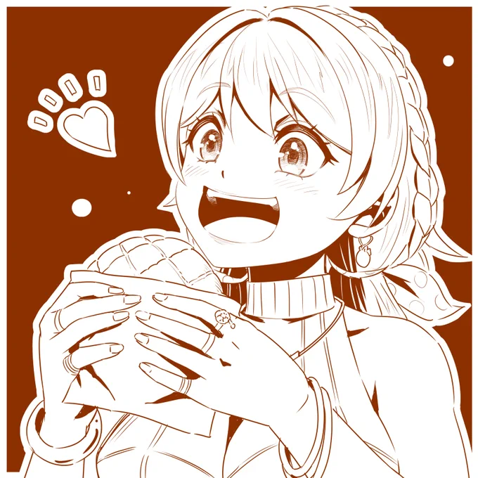 落書きメロンパン#ななみりうむ 