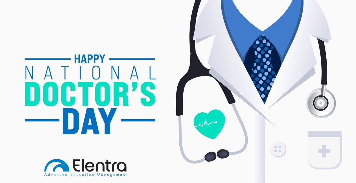 <a href="/WithElentra/">Elentra</a> celebrates #NationalDoctorsDay by recognizing that all doctors start as learners in health professions programs. Earlier this month on #MatchDay, thousands of medical students learned their residency placements. Read our summary: hubs.la/Q03f1xmT0