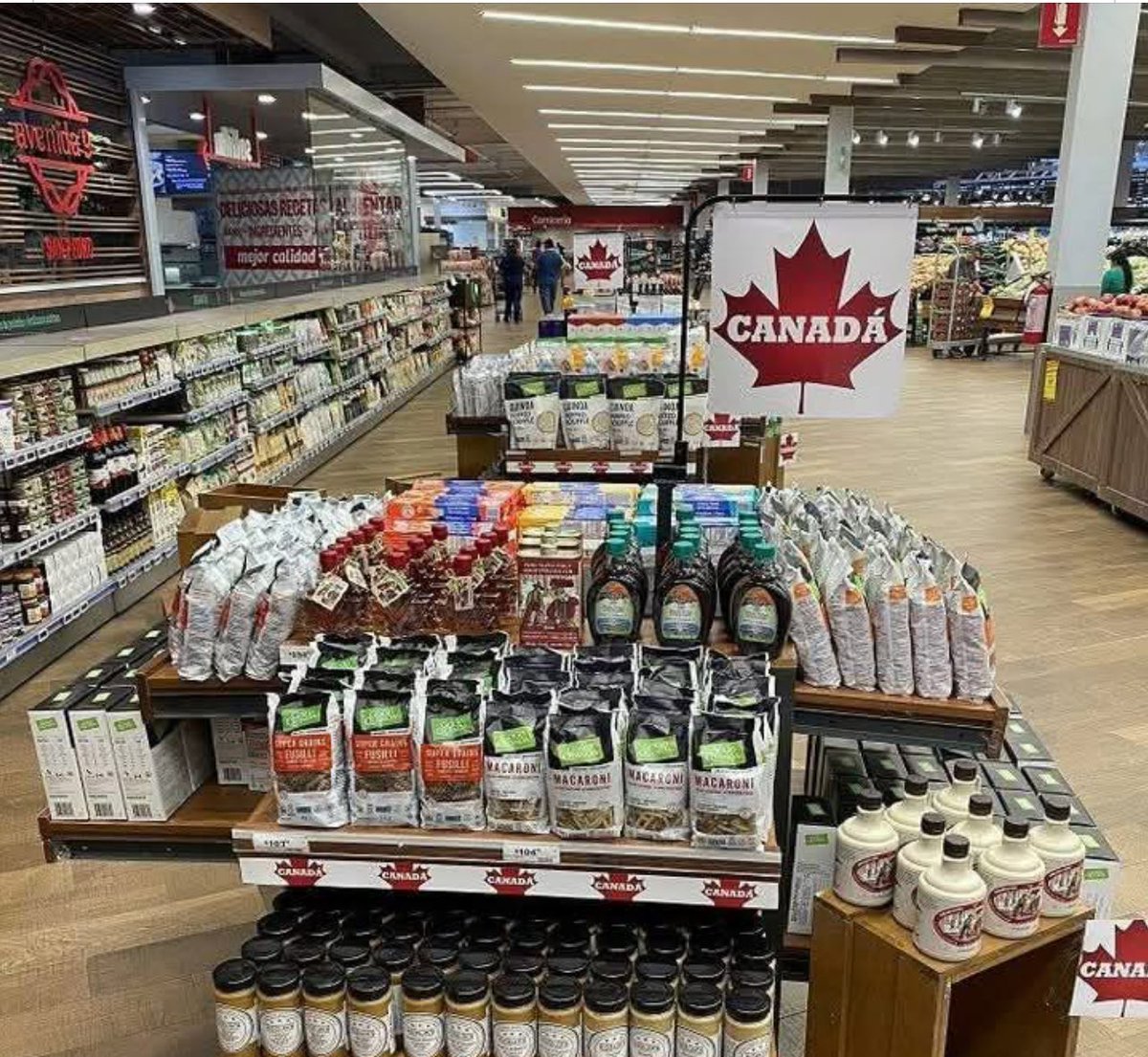 Seen in a Mexican grocery store! 🇨🇦❤️🇲🇽. #soriana