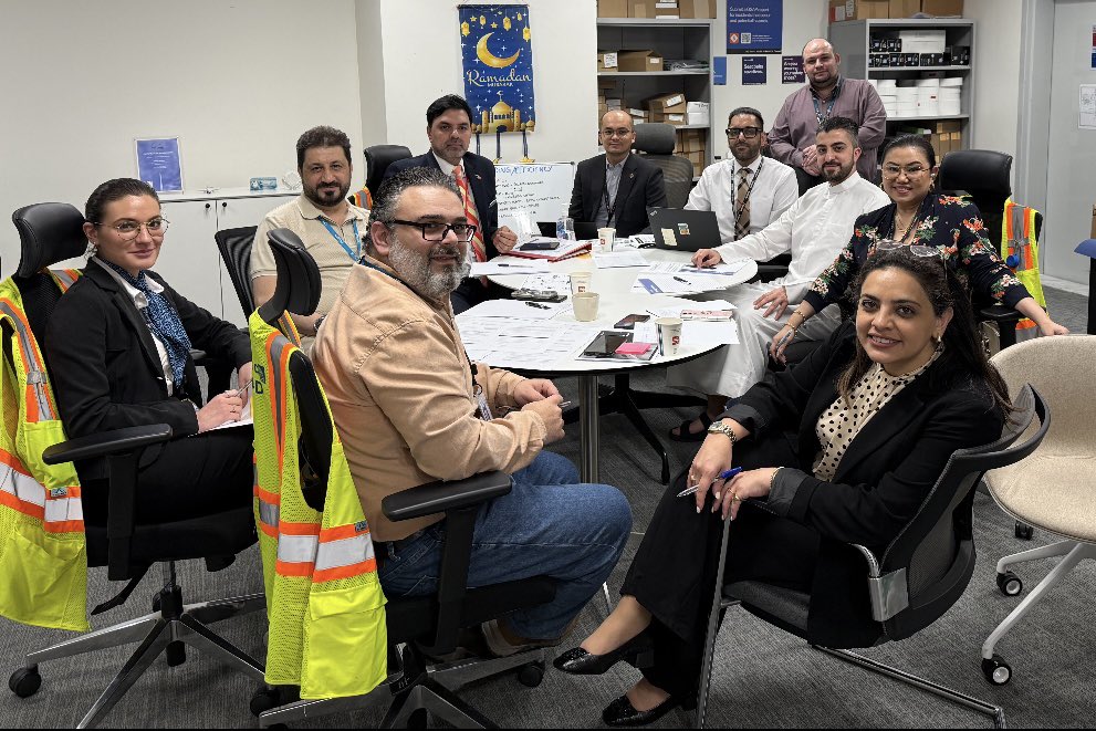 HSAWALHA's tweet photo. We wrapped up a fruitful tabletop exercise for our SERP at @DXB wz @Emirates @AirCanada  @dnata! We Streamlined SERP activation&amp; stronger crisis response. Huge thanks to all&amp; to our precious UA staff for their continuous dedication ! 💙
 #EmergencyPreparedness #SafetyFirst  #UA https://t.co/HvV1PLFHIV
