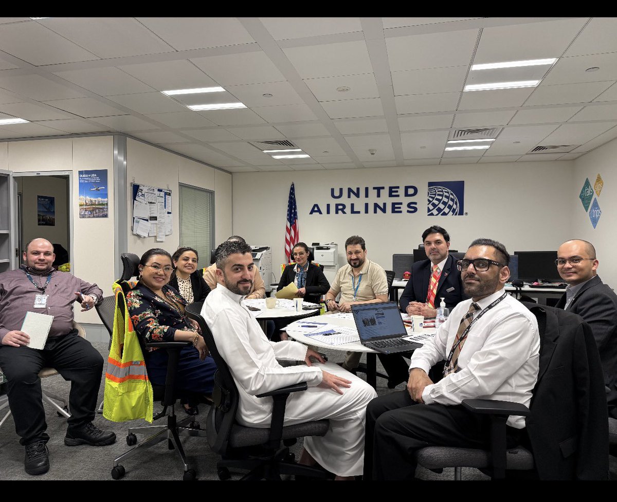 HSAWALHA's tweet photo. We wrapped up a fruitful tabletop exercise for our SERP at @DXB wz @Emirates @AirCanada  @dnata! We Streamlined SERP activation&amp; stronger crisis response. Huge thanks to all&amp; to our precious UA staff for their continuous dedication ! 💙
 #EmergencyPreparedness #SafetyFirst  #UA https://t.co/HvV1PLFHIV