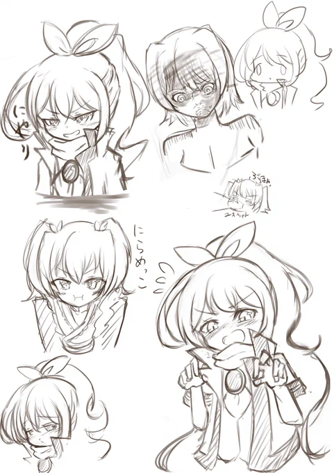 配信おつそまでしたー!!((⊂(`ω'∩)ぱんちぱんち
思いのほかたくさん描けたので、画像出力して晒して置きますね(
またお絵描き配信やるので、遊びに来てくださいなー!!
#イラスト好きな人と繋がりたい 
#おやすみVtuber 