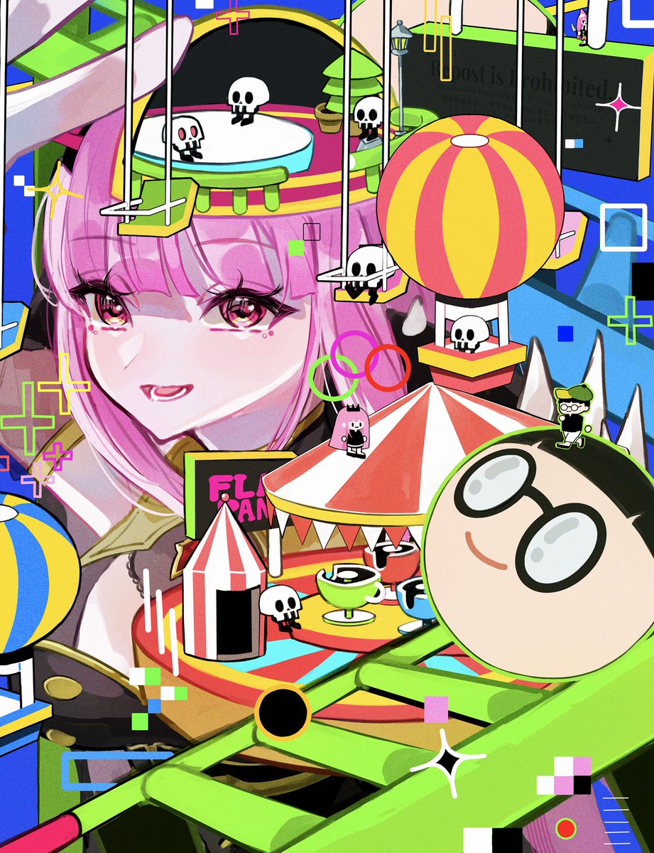 yuuta0o's tweet photo. FLASH BANG

#callillust https://t.co/mdCu12ZlvP
