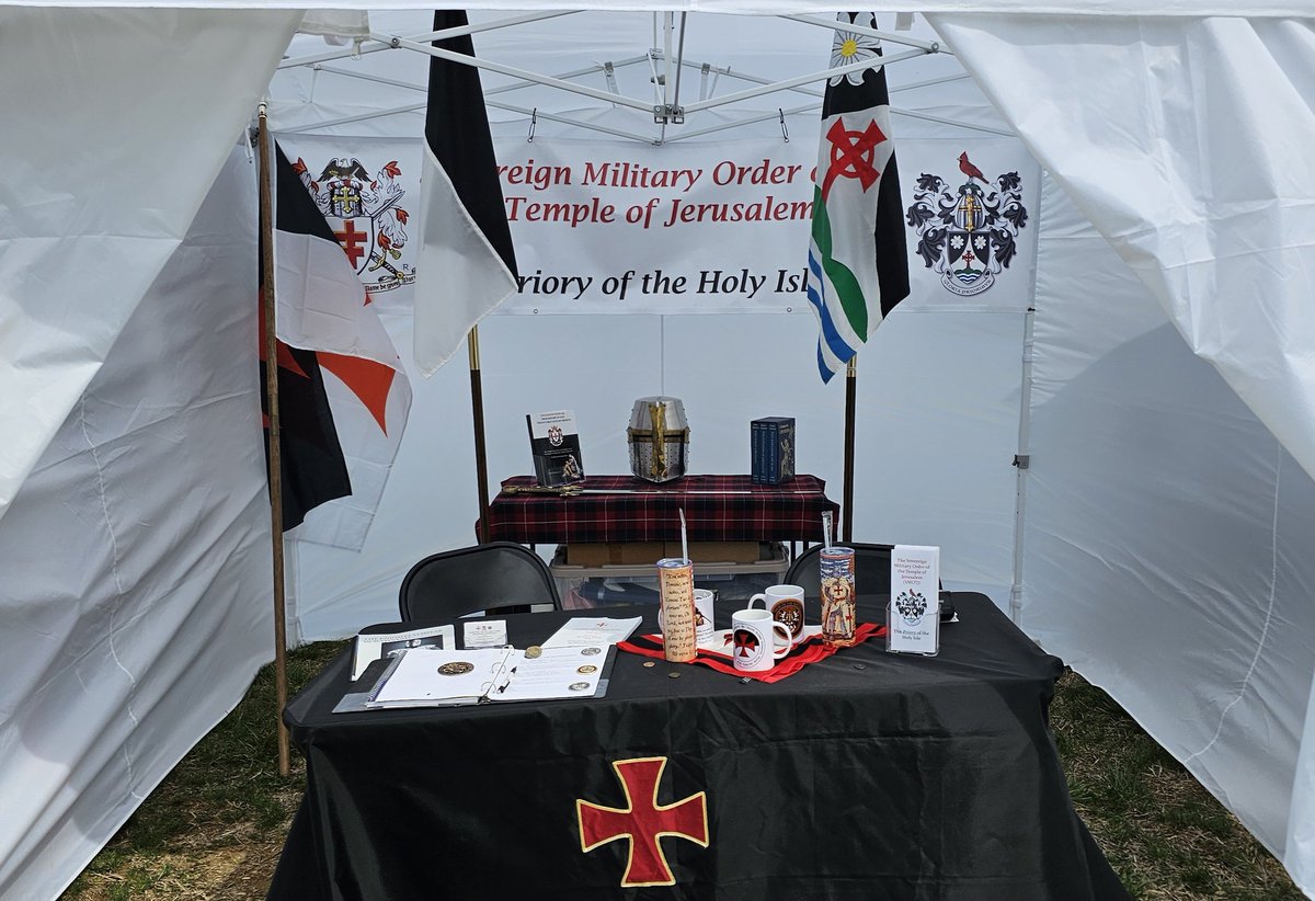PrioryHolyIsle's tweet photo. Today, Priory of the Holy Isle attended the Sedalia Center's Celtic Festival &amp; Highland Games. Although quite windy at times, it was a great event overall affording us the opportunity to give information pertaining to The Order.

#nnDnn #SMOTJ #OSMTH https://t.co/MBZXi6SNGM