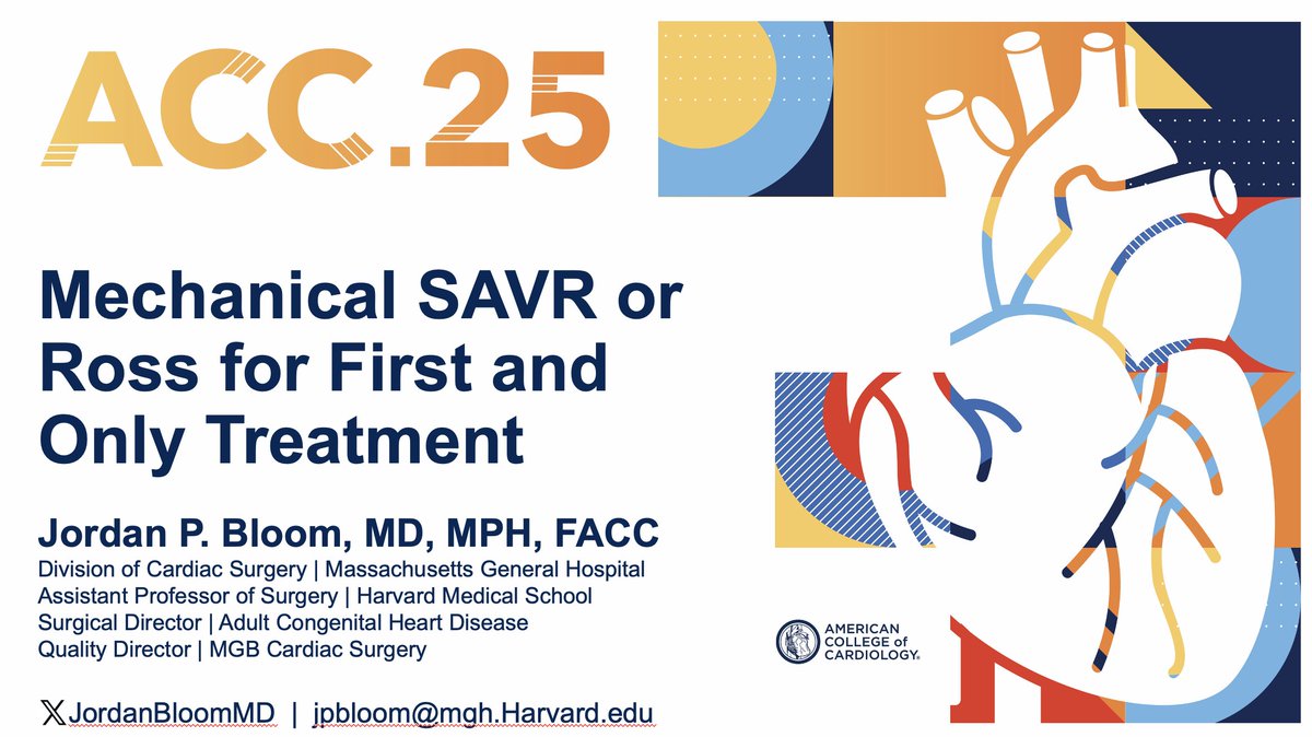 Jordan Bloom (@jordanbloommd) on Twitter photo Great session led by <a href="/VinodThourani/">Vinod Thourani</a> and <a href="/MayraGuerreroMD/">Mayra Guerrero, MD</a> on the lifetime management of aortic stenosis in young patients. Impressive talks by <a href="/MCoylewright/">megan coylewright md mph</a> and Juan Crestanello. Thanks to #ACC25 for the invite to discuss the #RossProcedure. #SurviveAS Great session led by <a href="/VinodThourani/">Vinod Thourani</a> and <a href="/MayraGuerreroMD/">Mayra Guerrero, MD</a> on the lifetime management of aortic stenosis in young patients. Impressive talks by <a href="/MCoylewright/">megan coylewright md mph</a> and Juan Crestanello. Thanks to #ACC25 for the invite to discuss the #RossProcedure. #SurviveAS