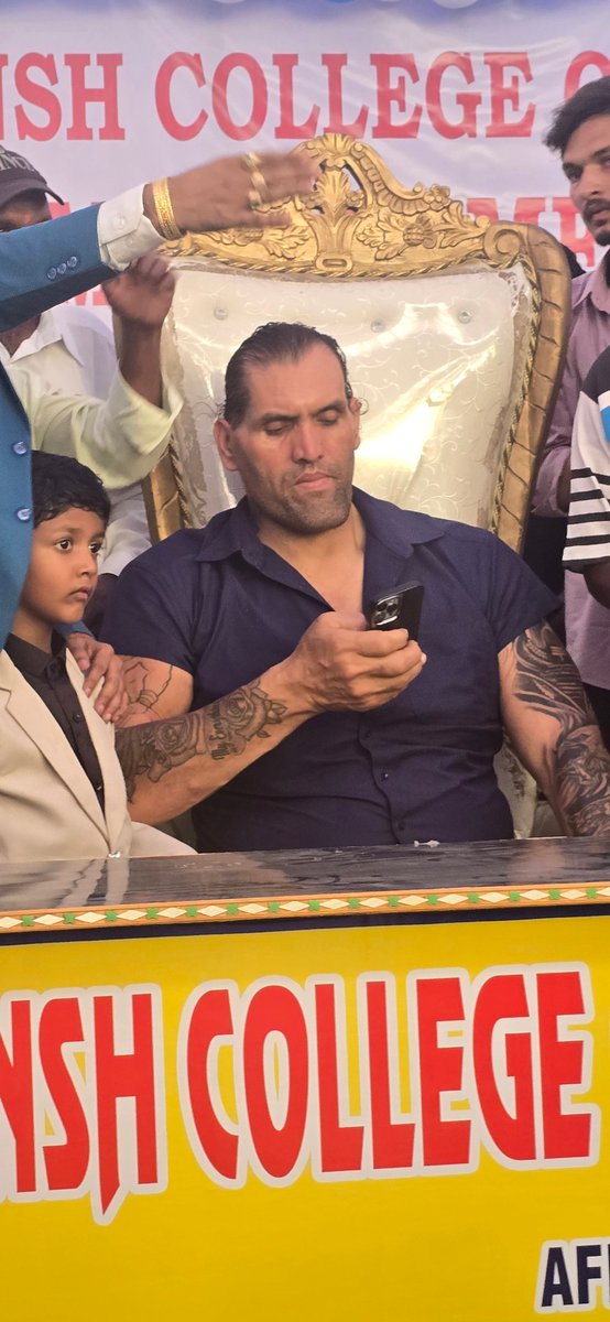MaheshHogan's tweet photo. The great Khali 🔥 💥 🔥 https://t.co/2EeHxYbXg4