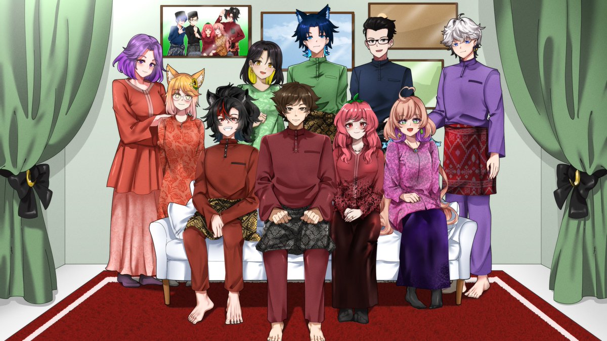 ✧˚ ༘ ⋆｡˚SELAMAT HARI RAYA AIDILFITRI / EID MUBARAK FROM SUPERIOR GARNET FAM 🥰💚💛✧˚ ༘ ⋆｡˚

🎨: @/zikryzero 

#aikadeart #RyuSyeArts #michiyart #sketchingzero #chocolatestrawberryvamp