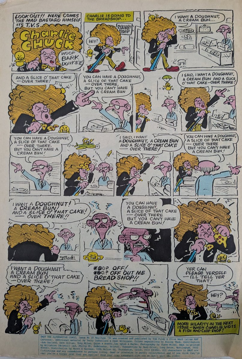 Charlie Chuck Comic Strip.......Eh! SMUT did it first. I'll tell yer that! 
HAPPY MOTHERS DAY...I want mi Mam! Doris Doris Dent, she came &amp; she went!