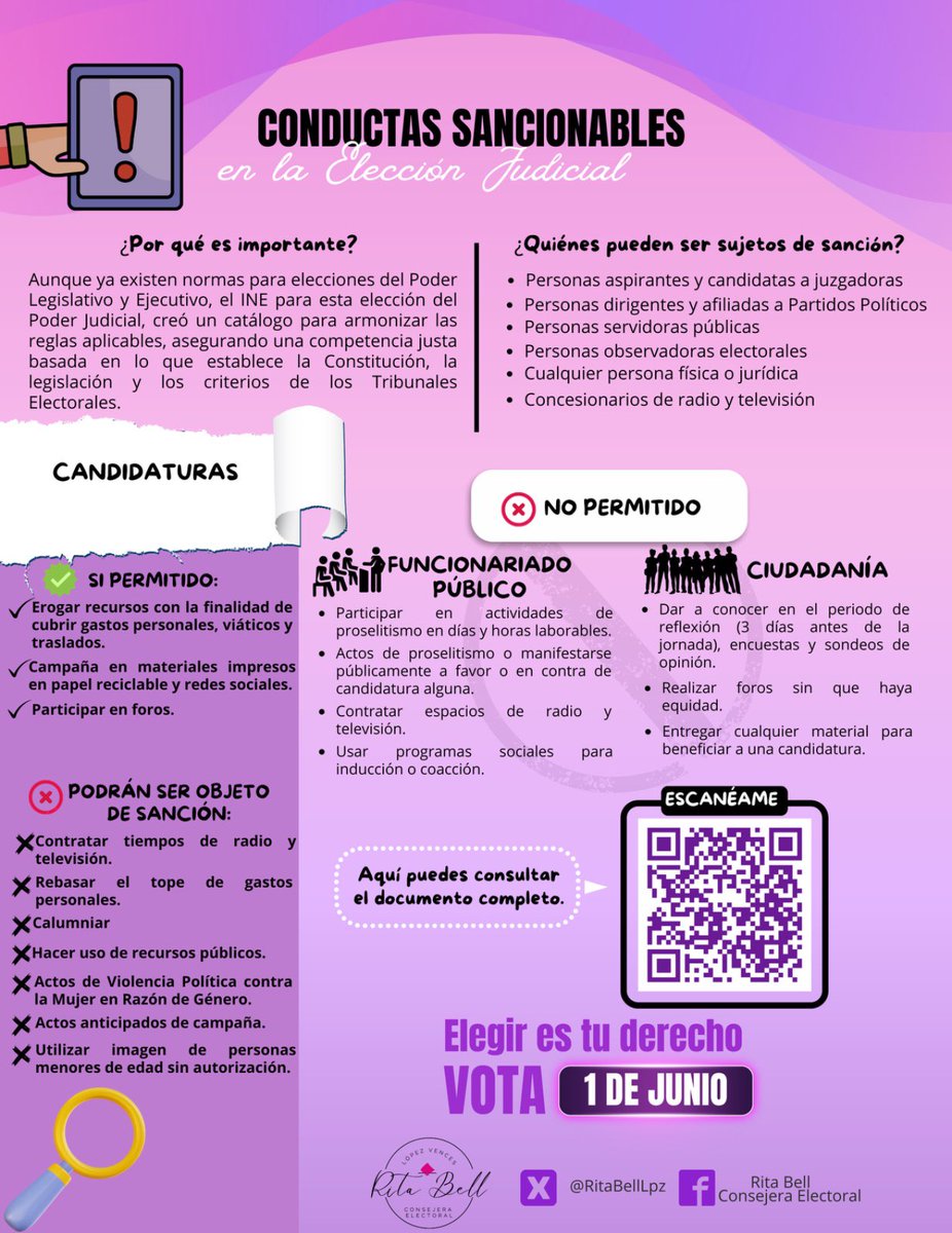 ¡Iniciaron las campañas! 
Comparto información importante que se debe tener en cuenta para  el contenido de propaganda 👇🏼