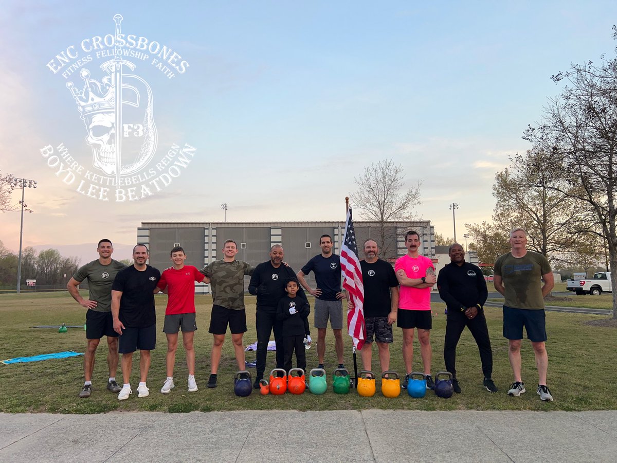 F3ENC's tweet image. Many #f3enc men in action yesterday!  #f3nation #f3counts
28 @coop_strong #convergence with @fia_enc 
11 @ #boydleebeatdown
2 @ #promisedland
4 @ #blackopsrun