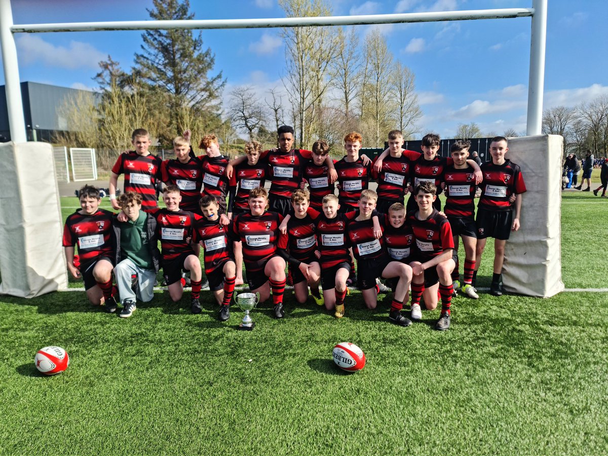 Trophy time here at Cumnock as our U15 Boys lift the West Region Bowl 48:24 over Ardrossan Accies.  Well done boys, totally deserved with a dominant performance.