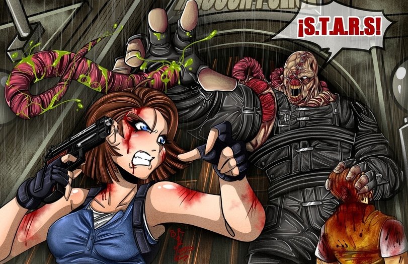 NemesisCoin's tweet photo. "Watch out, Jill—Nemesis is here, and you’re almost a Jill Sandwich But don’t worry, invest in $NMS (Nemesis Coin) to escape the zombie market crash! #ResidentEvil #NemesisCoin #JillSandwich #CryptoMeme #Gaming #Crypto" https://t.co/vH1VBatWMD