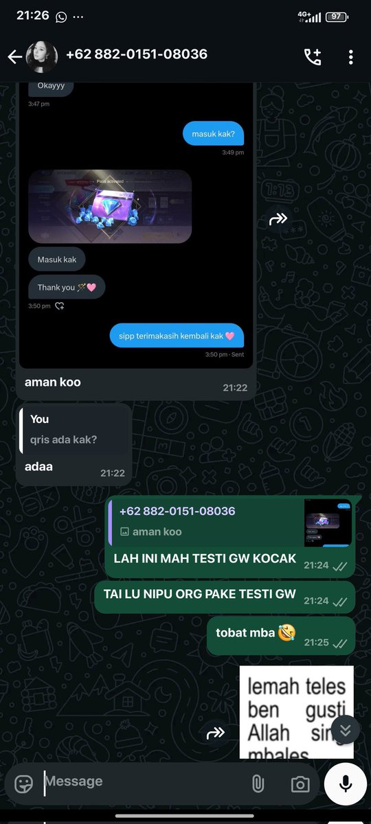 valhallaas's tweet photo. yg mau jajan sama @fxwaterls ati2 guys dia make testi aku dan masih aktif cari mangsa, udh banyak bgt korbannya #zonauang https://t.co/kLrjgVPDv8