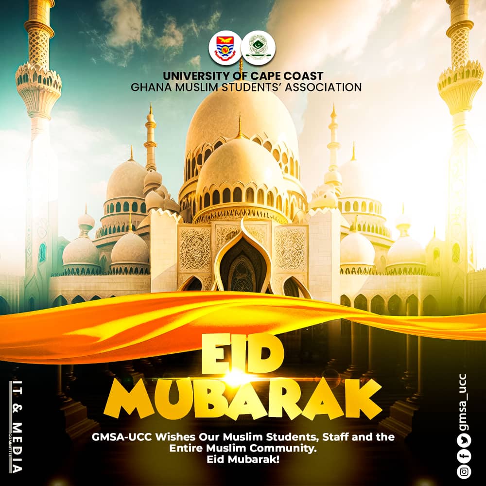 GMSAUCCOFFICIAL's tweet photo. ✨️✨️✨️✨️✨️✨️✨️✨️🕌🕌🕌🕌🕌🕌🕌🕌
•══◉••﷽••◉༺══•
Eid Mubarak from GMSA-UCC. Wishing our Muslim students, staff, and the entire community joy and blessings this Eid.May this Eid bring peace and happiness to all #EidMubarakForAll https://t.co/xGE53iTm1i