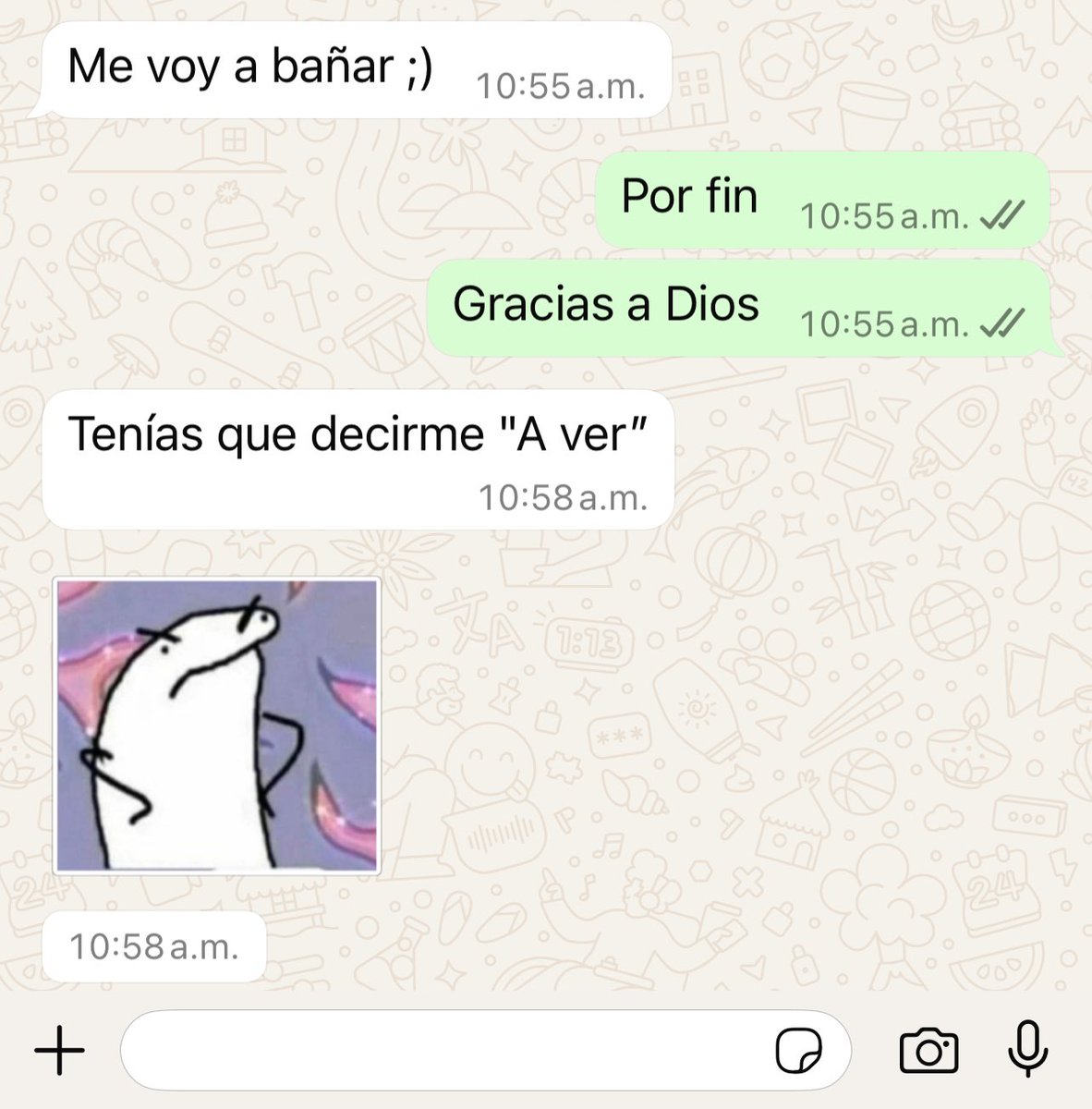 Por fin.