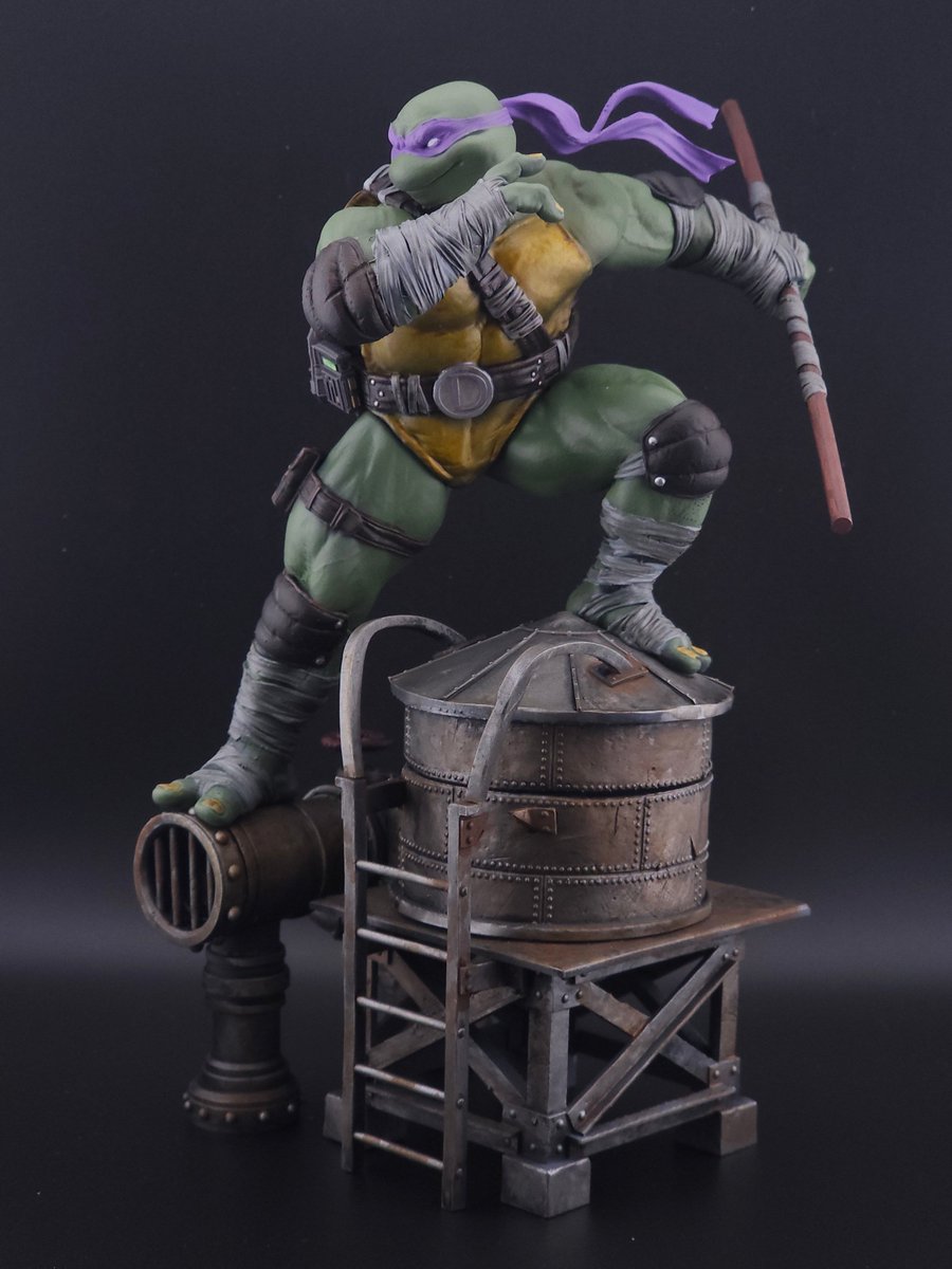 Thomakaze's tweet photo. I just realized how far behind I am on posting these so I'm going to rapid fire a few finished projects.

Donatello - TMNT
Sculpted by @CA3DStudios

Zagreus - Hades
Sculpted by @bulkamancer

Artorias - Dark Souls
Sculpted by @NomnomFigures https://t.co/GvZU4uAyjT