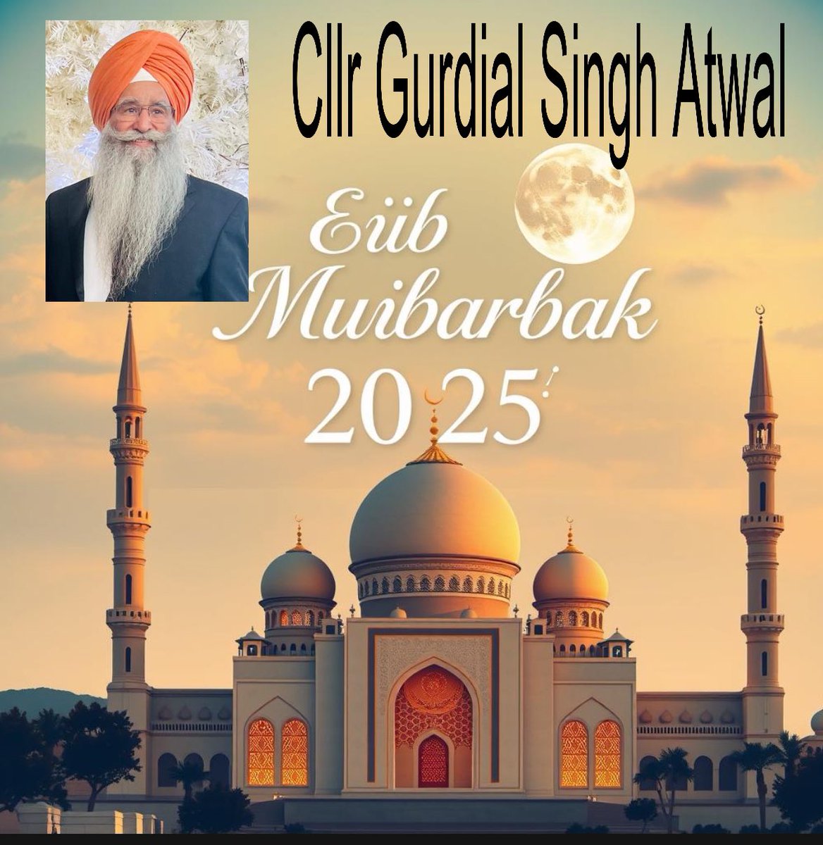 <a href="/CllrAtwal/">Cllr Gurdial Singh Atwal</a> <a href="/BrumLabour/">Birmingham Labour</a> <a href="/birmingham_live/">Birmingham Live</a> <a href="/BrumLabour/">Birmingham Labour</a> Eid Mubarak to all who are celebrating! May this special day bring you joy, peace, and countless blessings. Wishing you and your loved ones happiness, good health, and prosperity. Enjoy the festivities!