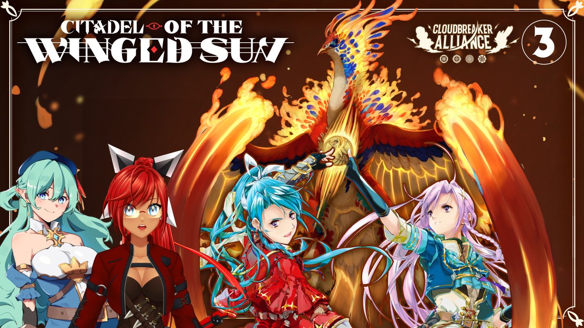 ▶️EP3 VOD is UP!▶️
For those who missed our CBA livestream collab, you can catch the VOD at Yuki &amp; Yuna’s channel: youtube.com/live/Yjk_wkRP6…

Players: <a href="/duoleveling/">Yuki & Yuna | Twin Vtubers</a>, <a href="/EllcrysVT/">Ellcrys 『エルクリス』🧪 Alchemist VTuber</a> &amp; <a href="/NelCelestine/">Nel | 🗡️ Rogue ENVtuber</a>
GM: <a href="/CJLeung_DST/">Ya Bro🌟CJ</a>

Or watch it at DST: youtube.com/live/F-52bFUIs…
#cloudbreaker #CBA #ttrpg