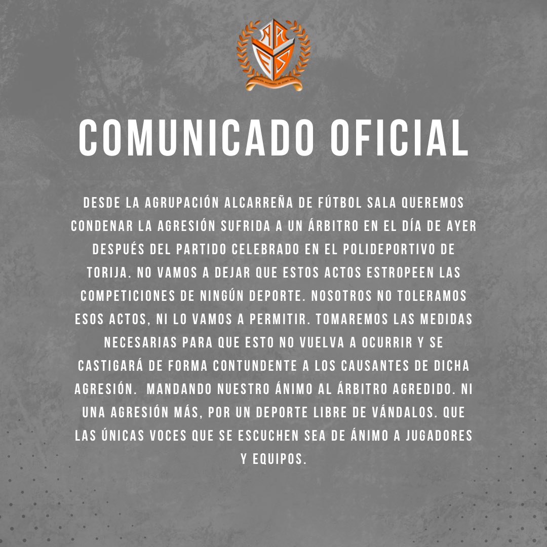 COMUNICADO OFICIAL