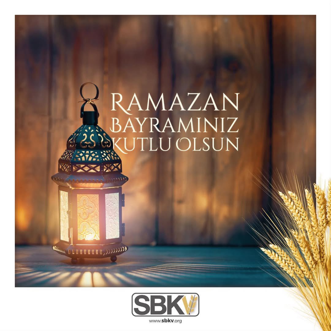 SBK Vakfı olarak, Ramazan bayramının sevgi, huzur ve bereket getirmesini diliyor; sevdiklerinizle birlikte sağlık ve mutluluk dolu günler geçirmenizi temenni ediyoruz.🌾

Bayramınız mübarek olsun!

#SBKVakfı #RamazanBayramı #BayramBereketi #BirlikVeDayanışma