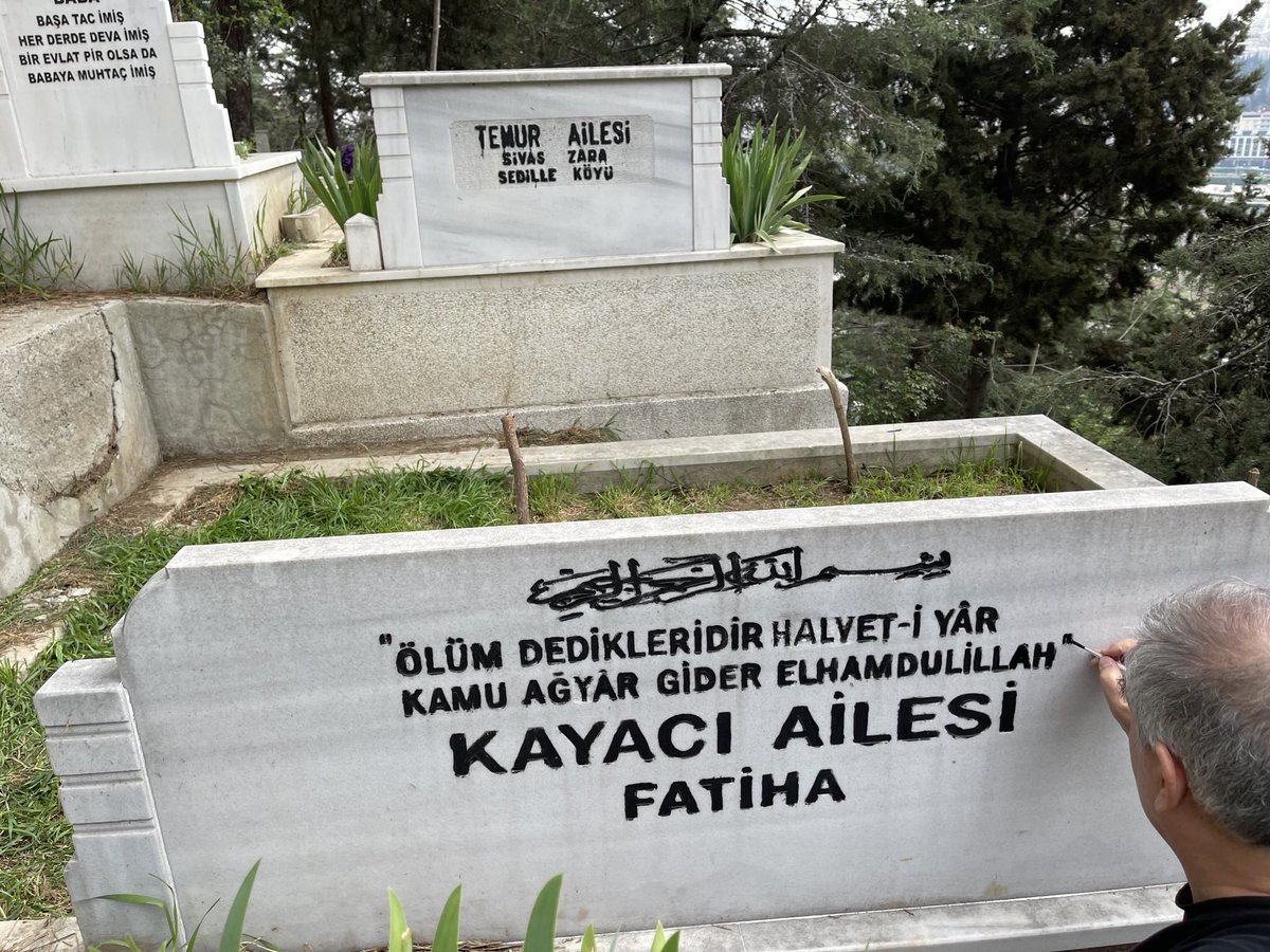 ‘Ölüm; Allah’dan başka her şeyin son bulduğunda, Allah’la baş başa kalma halidi.’
Annemizin ve Babamızın ziyaretlerine gittik. Kuran okuduk, dua ettik Allah kabul eylesin. 
Ramazan Bayramımız Mübarek Olsun.