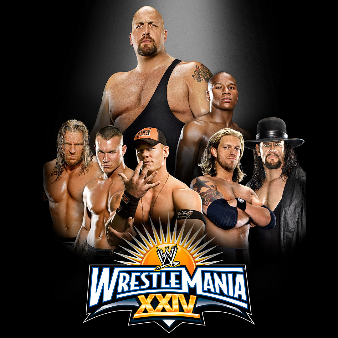 🚨 STREAMING NOW! 🚨 Head to WWE Vault right NOW to relive #WrestleMania  XXIV, featuring Undertaker vs. Edge, John Cena vs. Randy Orton vs. Triple  H, Big Show vs. Floyd Mayweather and, image size:1080x1080