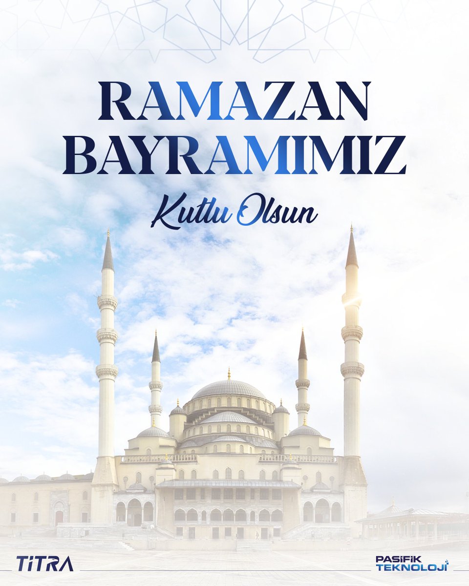 Mübarek #RamazanBayramı’nın getirdiği huzur ve mutluluk, birlik ve beraberliğimizi daha da güçlendirsin! Sevdiklerinizle birlikte nice güzel bayramlar geçirmenizi dileriz. 🤍
 
#PATEK #TİTRA