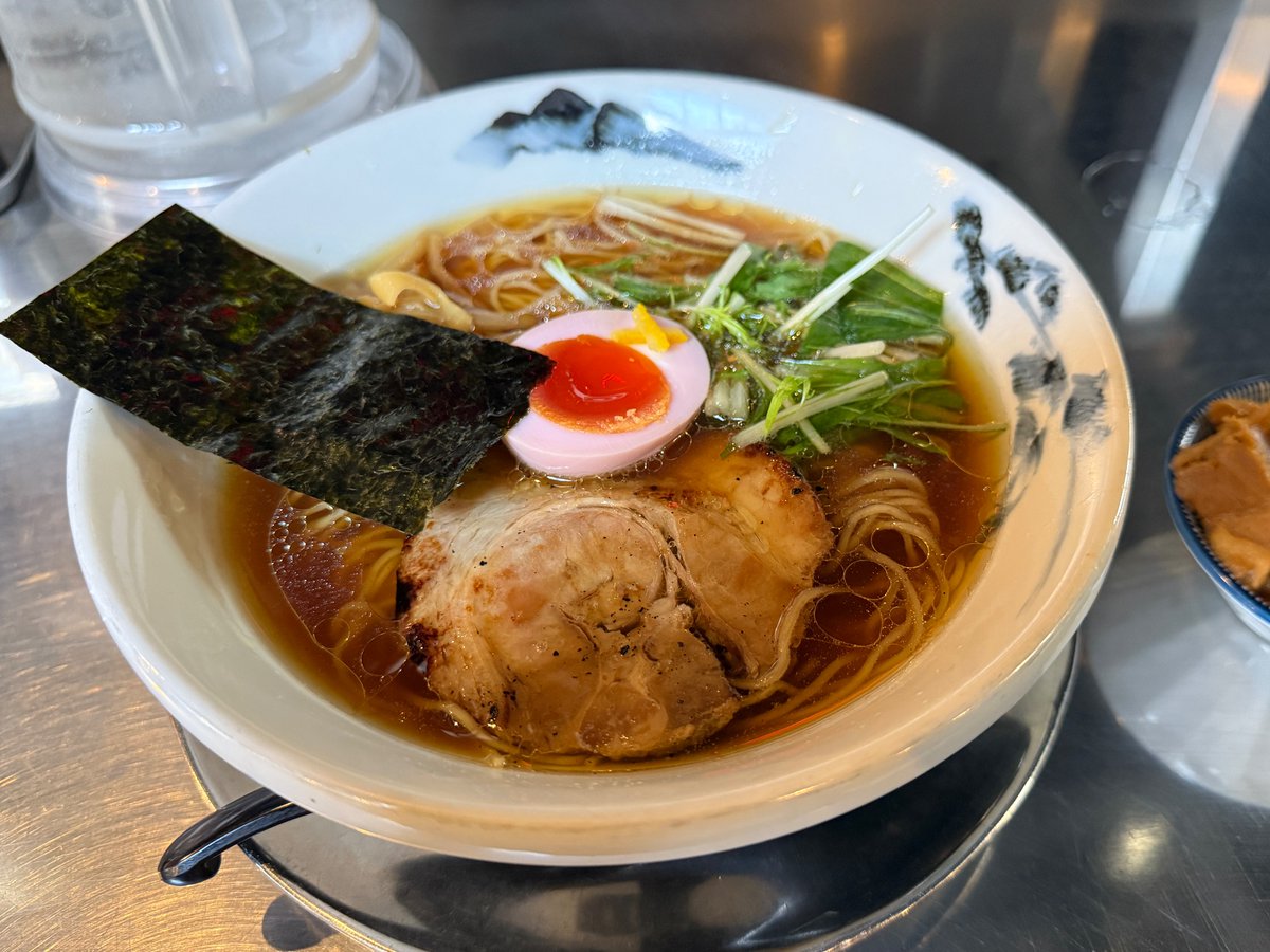 jimis_unc's tweet photo. ここ数年、なぜかAFURIのラーメンが一番好きな気がしているので、わざわざ山奥の本拠地まで来た https://t.co/uAmtSqkKiR