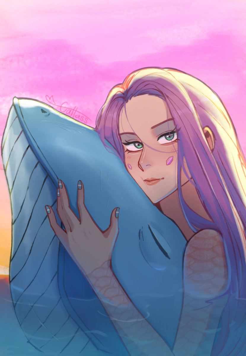 Catlassart's tweet photo. Mermer 🧜 https://t.co/IKamHrIXaG