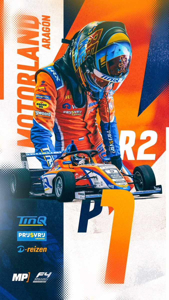 TracksideLegend's tweet image. Race 2 win for René! 🏆

Taking the lead in the championship.

#SpanishF4 #ReneLammers