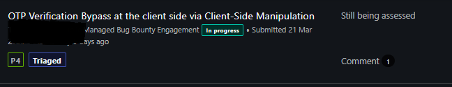 Alamz0's tweet photo. Alhamdulillah
Another one triaged!
#BugBounty https://t.co/vmbjVxtoLH