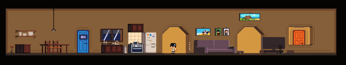 living room's coming along well i think :)

#gamedev