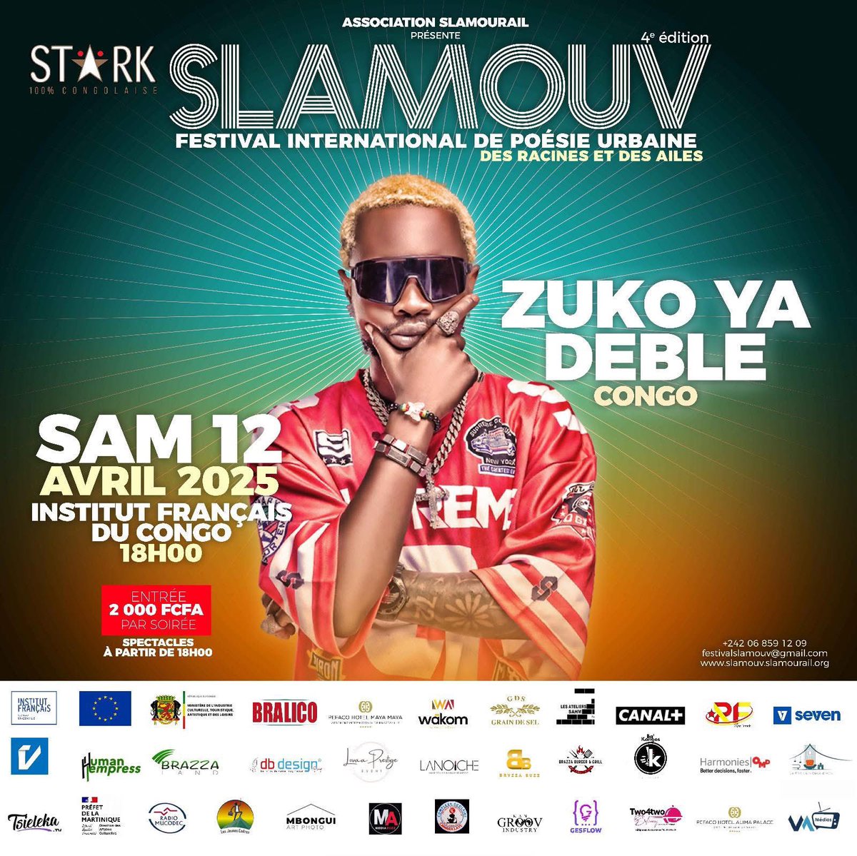 @ZUKOYADEBLE SERA AVEC NOUS AU <a href="/FestivalSlamouv/">FESTIVAL SLAMOUV</a>  ! 

Tickets : 2.000 fr en vente à l’ IFC 

#Slamouv  #Slam #Festival
