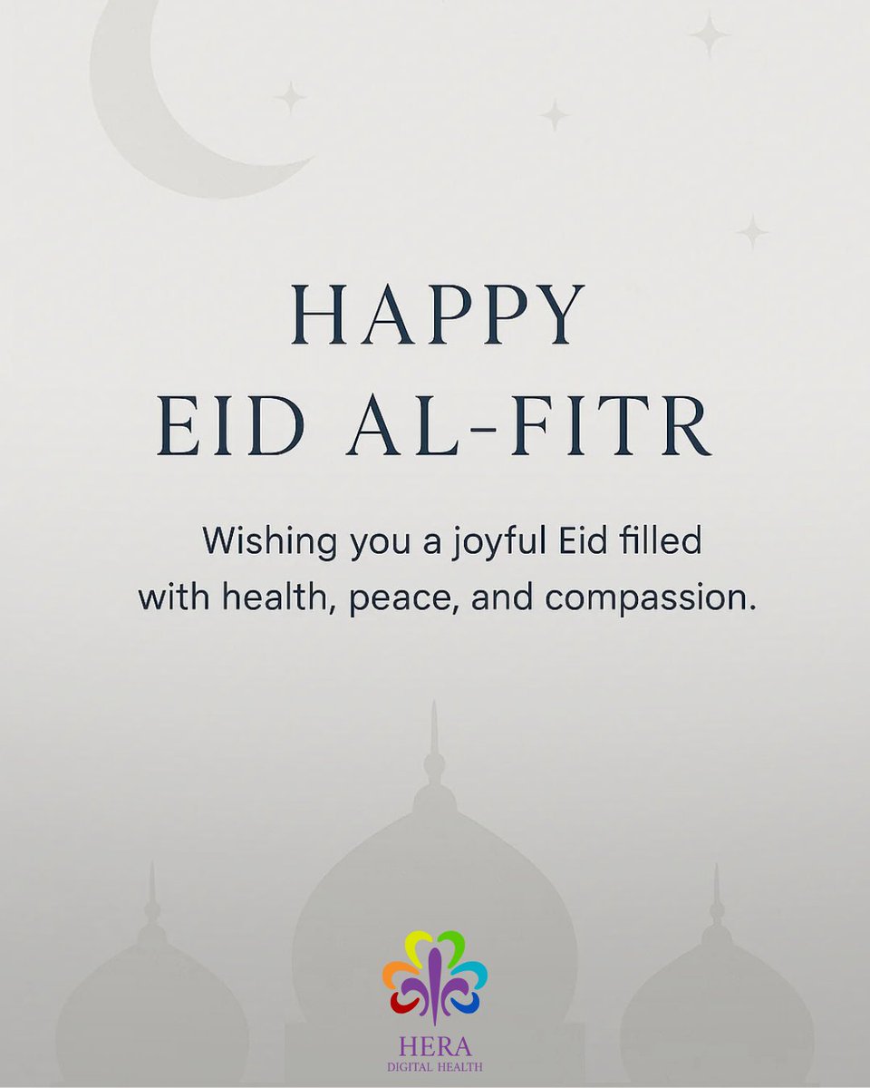 #EidMubarak! 🍬
As people around the world celebrate #EidalFitr, we are all reminded of the values of solidarity, empathy, and compassion that give strength and meaning to this special time.

#HERADigitalHealth #TechForGood #HealthForAll