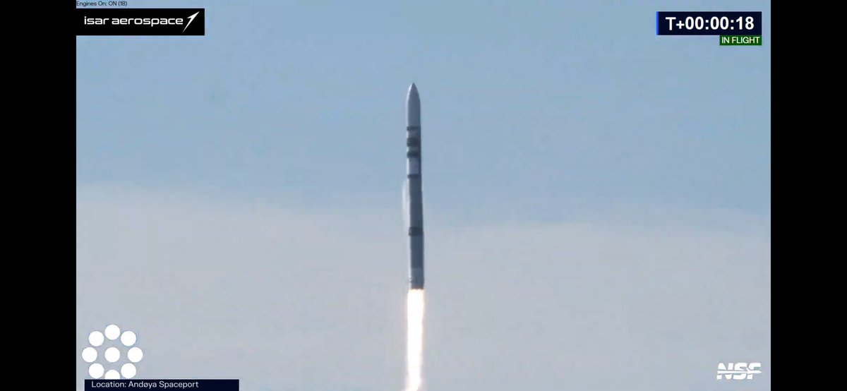 Andre Retterath (@andreretterath) on Twitter photo Congrats to our portfolio company <a href="/isaraerospace/">Isar Aerospace</a> on their first launch attempt
Liftoff successfully completed and launch pad unimpaired. Now full focus on data analysis
Launch. Learn. Repeat.
Go Europe 🚀🚀 Congrats to our portfolio company <a href="/isaraerospace/">Isar Aerospace</a> on their first launch attempt
Liftoff successfully completed and launch pad unimpaired. Now full focus on data analysis
Launch. Learn. Repeat.
Go Europe 🚀🚀
