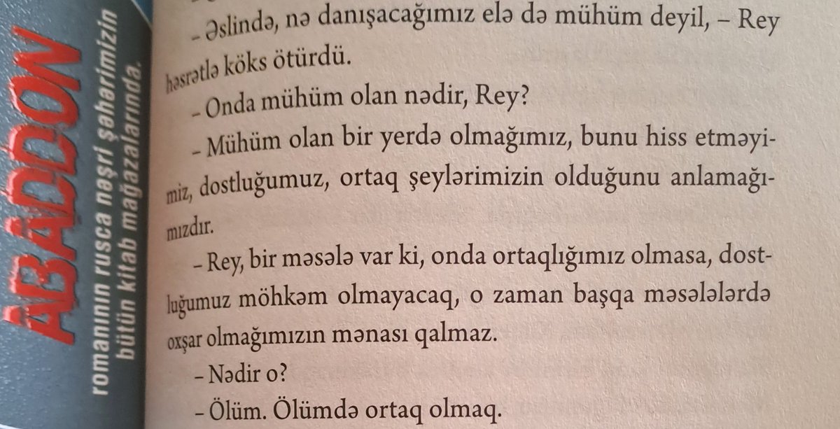 birsetriniziile's tweet photo. #Abaddon
#RövşənAbdullaoğlu https://t.co/yLYe3XQ8nq