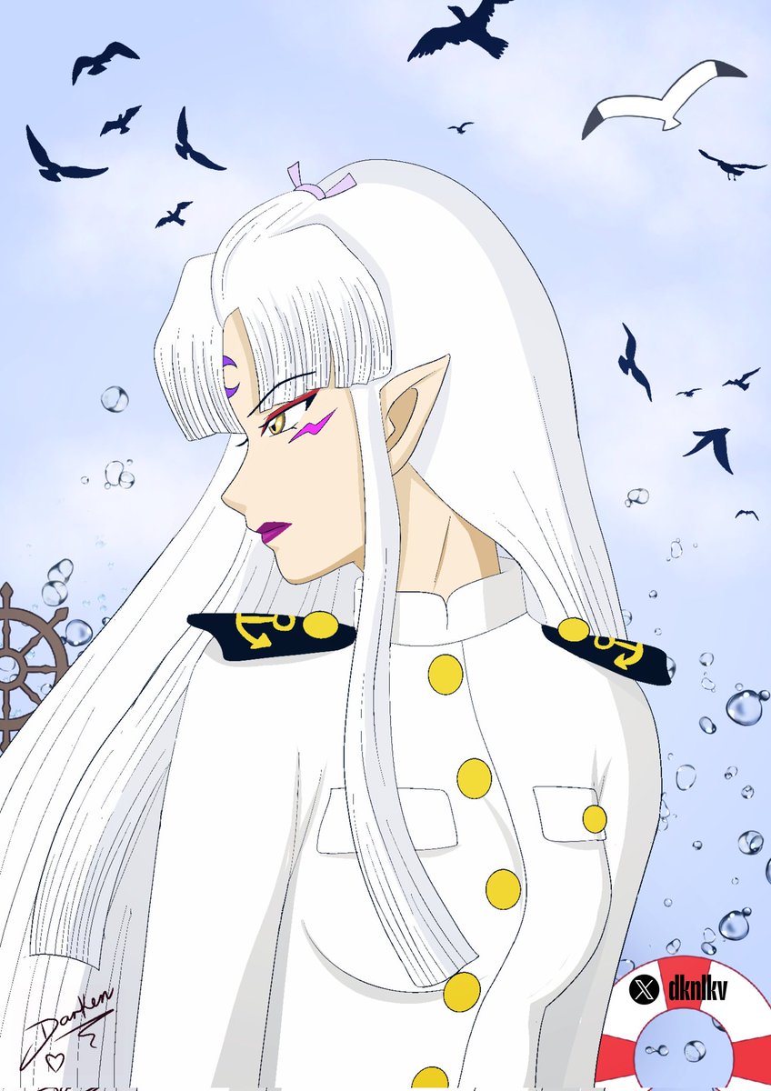 dknlkv's tweet photo. A la suegris todo le luce bien 😍❤️
#gobodosama #inunokami #inukimi #irasue #dknlkv #fanart #殺生丸の母 https://t.co/5907LgjoMb