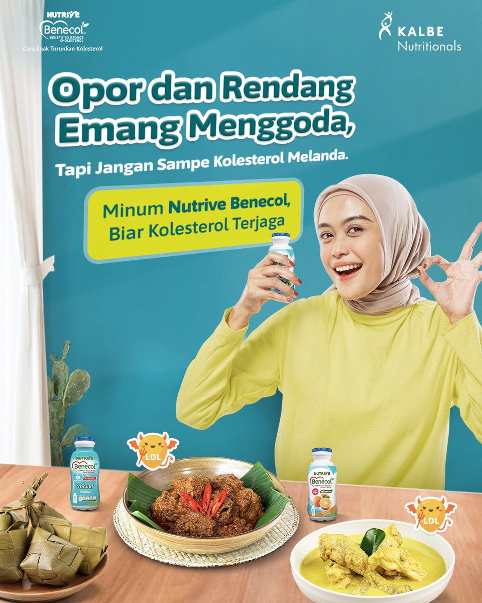 Momen kumpul bareng keluarga tuh rasanya nggak lengkap tanpa makanan khas Lebaran yang udah jadi favorit sejak dulu 😋 

Kalau di rumah kamu, makan apa yang wajib ada di lebaran nanti? Komen dong Nutrivers! 💬

#EatBenecolRepeat