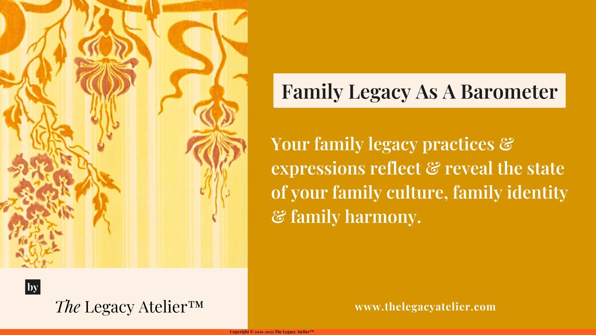 Benefit from our cutting-edge legacy practice to ensure the longevity of your family harmony, family legacy &amp; family wealth.

🌎 🌍 🌏 thelegacyatelier.com

#Legacy #FamilyLegacy #FamilyBusiness #FamilyOffice #FamilyFoundation #LegacyAteliers #LegacyAdvisory #LegacyCuration