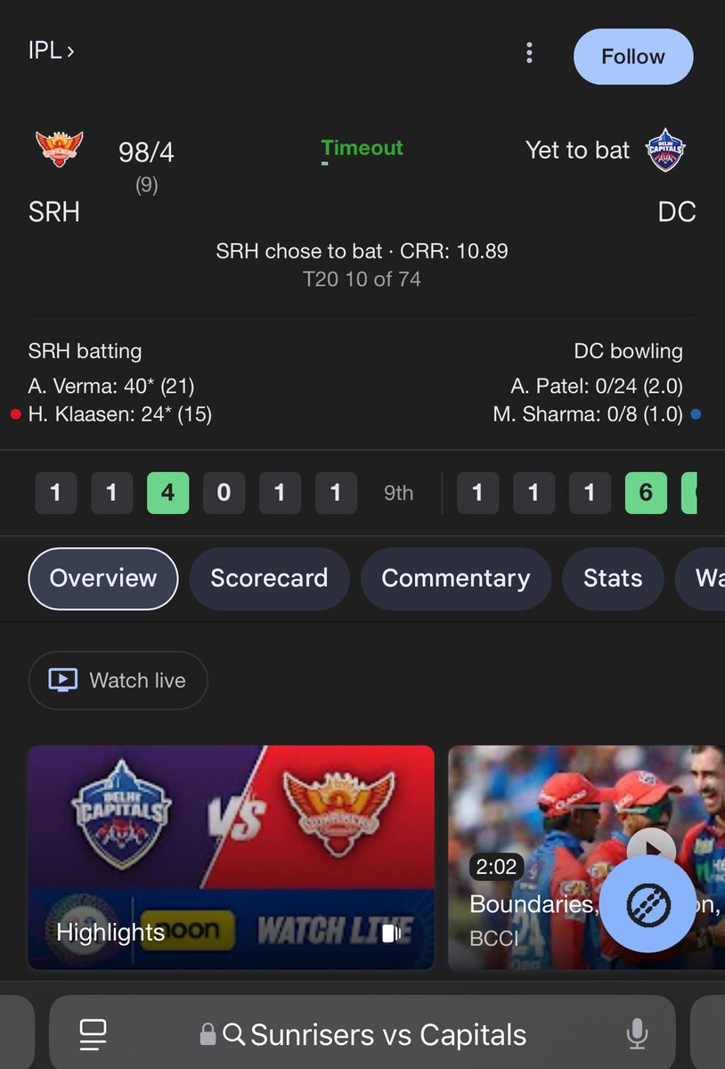 pranay05949611's tweet photo. 4 wickets in power play, no matter the goal is same 🔥 @SunRisers

#srh #IPL2025 #sunrisers https://t.co/TF5TFWxz0O