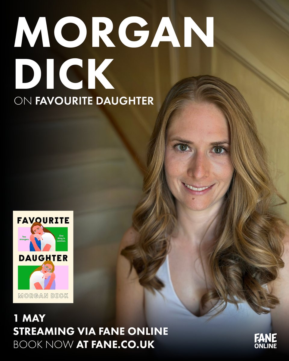 Fane (@faneproductions) on Twitter photo 🖋️ NEW | What happens when your father's dying wish brings you face-to-face with a sister you never knew existed?
Join <a href="/Jmdwrites/">Morgan Dick</a> for #FavouriteDaughter, a darkly comic tale of family secrets and unexpected connection.
📝 Register FREE: fane.co.uk/morgan-dick 🖋️ NEW | What happens when your father's dying wish brings you face-to-face with a sister you never knew existed?
Join <a href="/Jmdwrites/">Morgan Dick</a> for #FavouriteDaughter, a darkly comic tale of family secrets and unexpected connection.
📝 Register FREE: fane.co.uk/morgan-dick