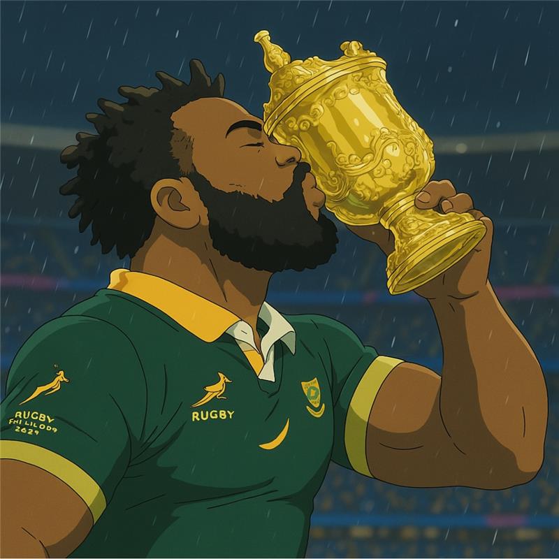 Betway_za's tweet photo. Unforgettable Sporting Moments in South Africa 🔥🔥🔥

The Ghiblification Version ✅

Can you name them Bazalwane?

#BetwaySquad https://t.co/uFiFWmWnz1